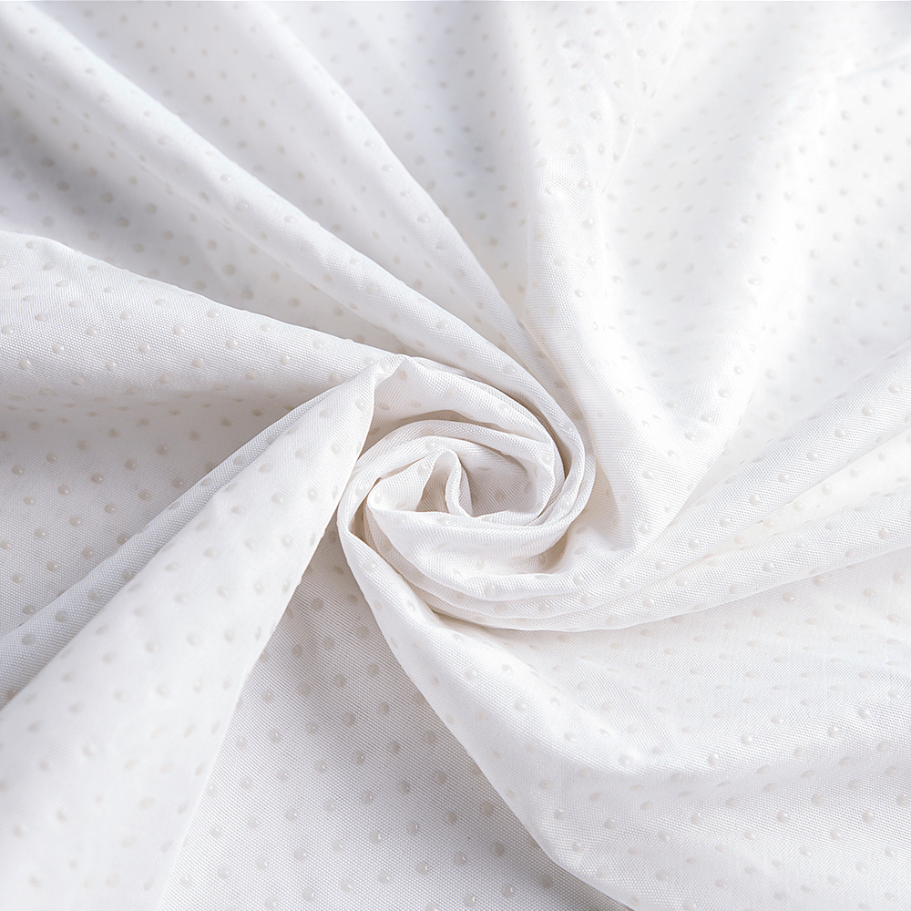 Fabryka Bezpośrednia sprzedaż 100% poliestru mikrofibra szczotkowana barwiona kropla plastikowa domowa tkanina tekstylna